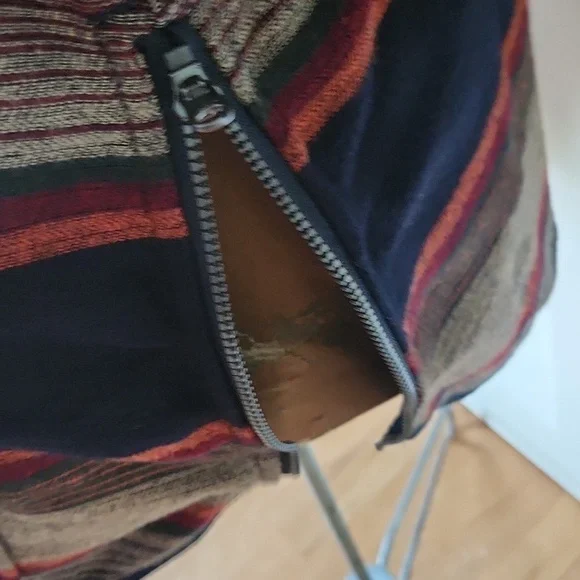 Woolrich Womens Striped Multicolor 3/4 zip Pullover 100% Cotton Medium - Picture 10 of 12